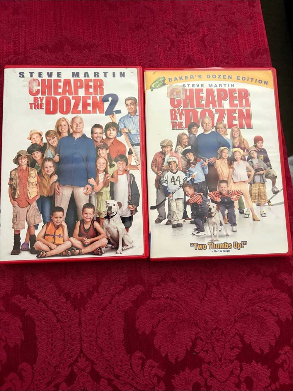 Cheaper by the Dozen & Cheaper by the Dozen 2 DVD Set - White/Red Covers